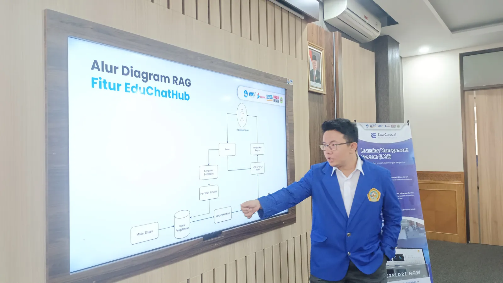 EduClassAI presentation showing the learning platform concept